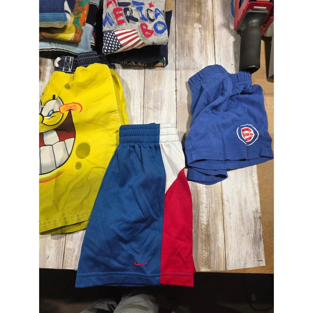 Boys Clothing Bundle Disney Mickey Mouse Cars SpongeBob Cubs Jeans Tees 2t 24m - Picture 3 of 12